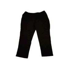 Catherines Suprema Collection Black Pull On Comfort Pant 4WXP 30/32 Petite