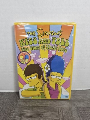 The Simpsons Kiss and Tell The Story of Their Love (DVD) * Brand New *