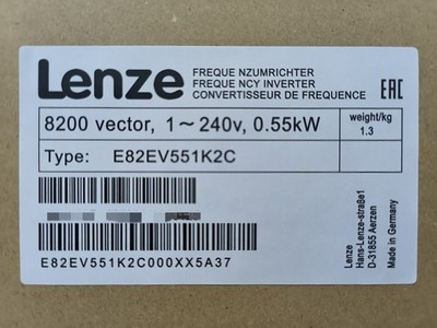 Lenze E82EV551K2C 1 Stück neuer Wechselrichter im Karton Expressversand