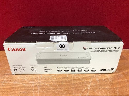Canon imageFORMULA R10 - Document Scanner - Portable - USB 2.0 - Picture 5 of 5