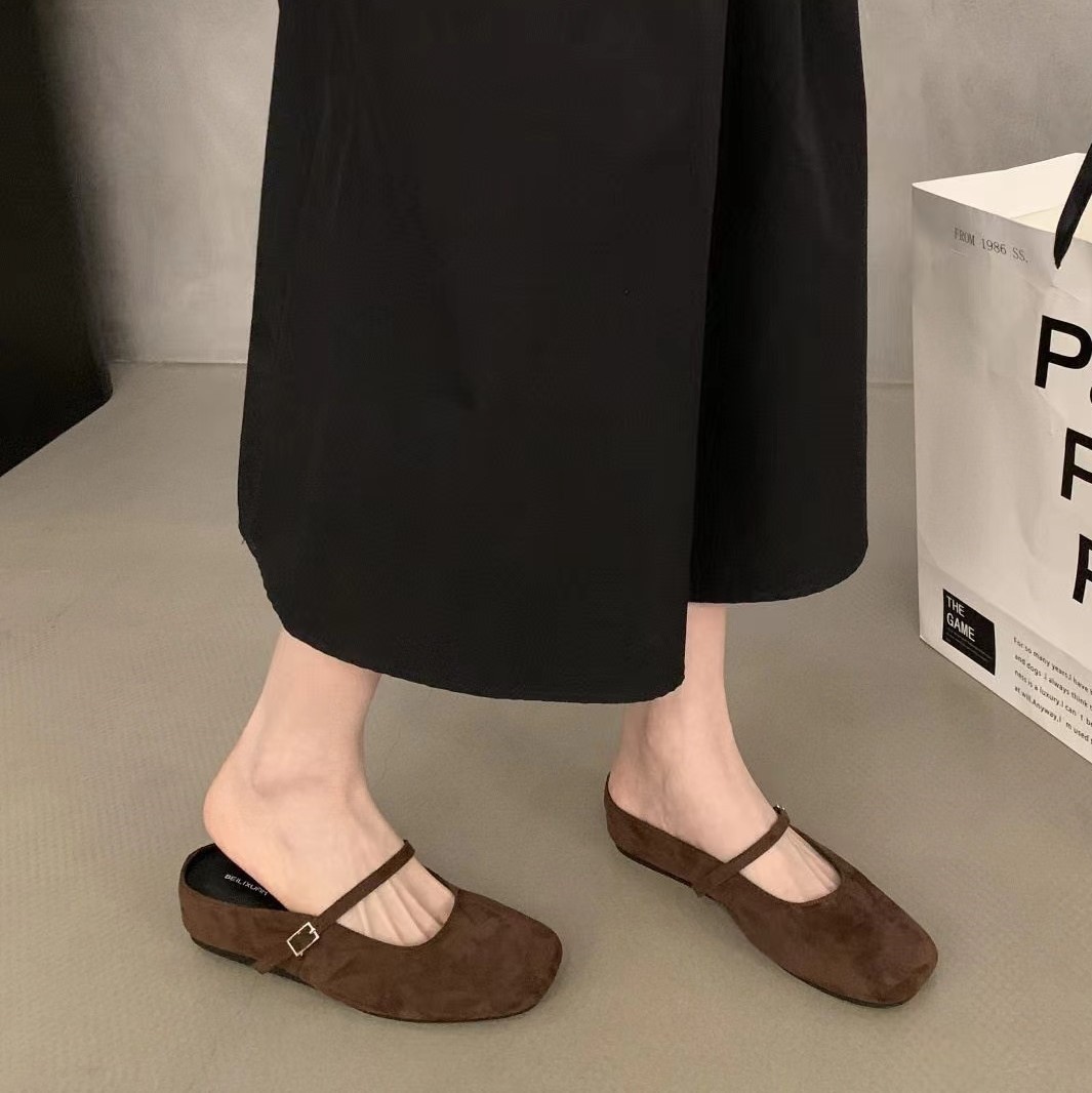 SAOLA Scarpe Muller slip on aumento altezza interna ciabatte 2025 suola morbida scarpe donna