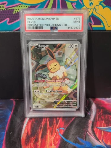 PSA 9 Pokemon TCG Eevee Black Star Promo #173 Prismatic Evolutions