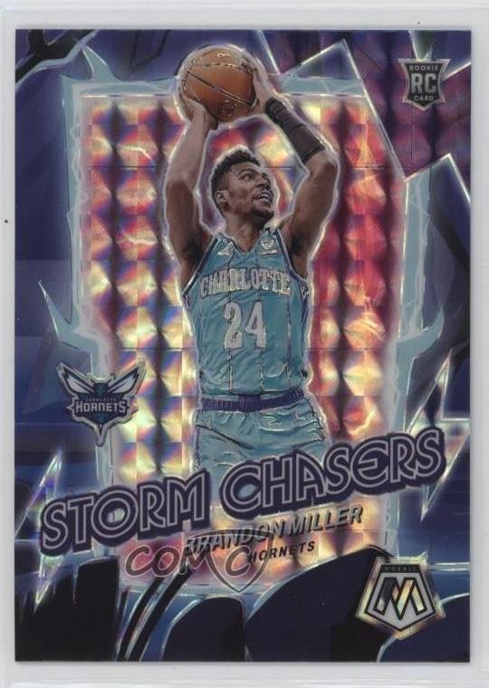 2023-24 Panini Mosaic Storm Chasers Brandon Miller #14 Rookie RC 1o2