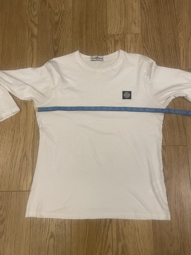 Stone Island long sleeve T shirt White - Size Large. - Picture 4 of 9