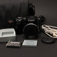Canon Powershot SX500 is Digital Camera 16mp Black Digicam Point Shoot