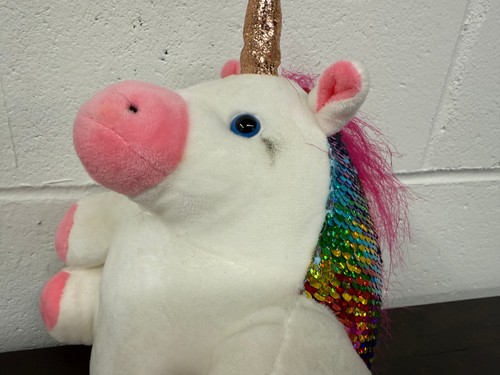 Creativity for Kids Sparkles The Unicorn 10” Weighted Sequin Plush Faber-Castell - Picture 7 of 10