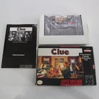 Clue SNES Super Nintendo Complete CIB Authentic!