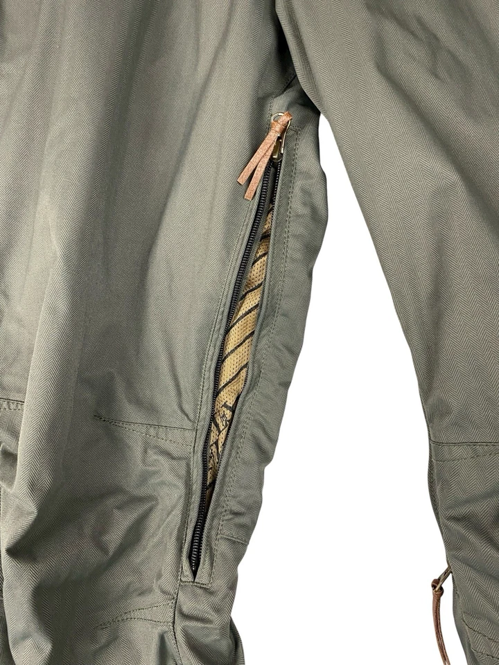 Pantalones de snowboard L1 Premium Outerwear M verde impermeable aislado costuras selladas Foto 4 de 4