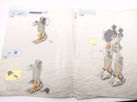 LEGO BIONICLE: Exo-Toa (8557) Titan Incomplete Missing Hose + Torn Instructions