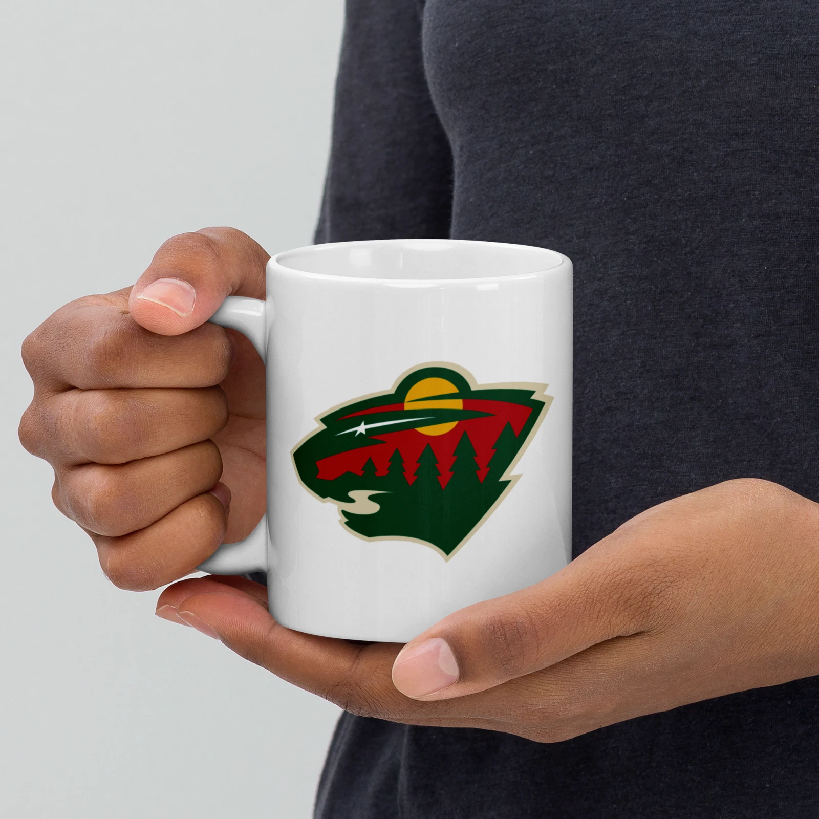 Minnesota Wild Mug 11 oz With Player Name Or Yours Gift Christmas Birthday