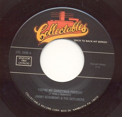 THE SKYLINERS 45 ''YOU'RE MY CHRISTMAS PRESENT/ANOTHER LONELY NEW YEAR'S EVE''