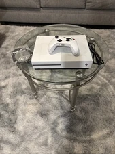 Microsoft Xbox One S Series Model 1681 500GB- White W/ Controller Cables