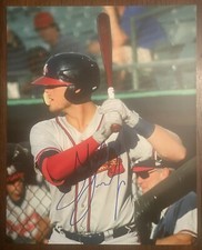 Greyson Jenista  SIGNED 8x10 Mississippi Braves color photo-Atlanta Top Prospect
