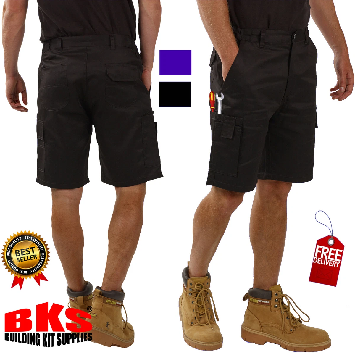 Men's Shorts - Work, Casual, and Uniform Shorts