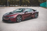CUP Seitenschweller AnsäTze Schwarz FüR BMW I8 Side Skirts Schweller Leisten