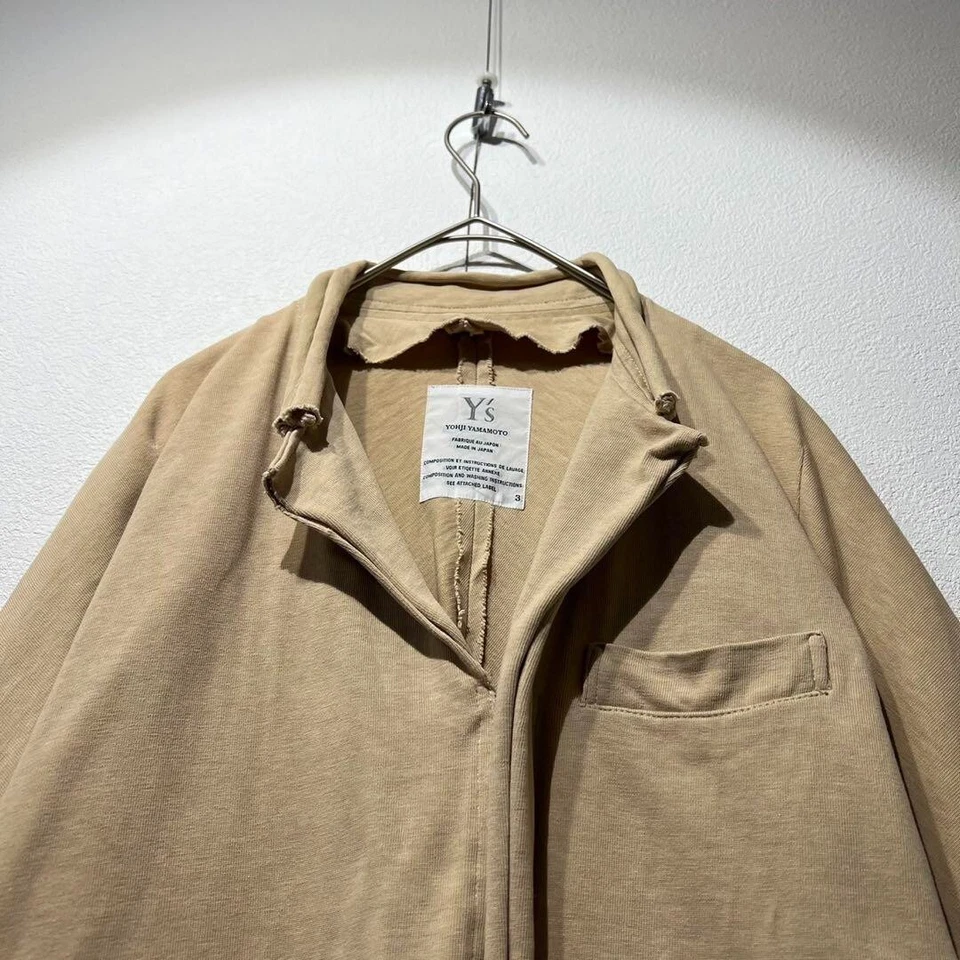 Chaqueta Jersey Y’s Yohji Yamamoto Raw Edge De JAPÓN Talla 3 Foto 3 de 4