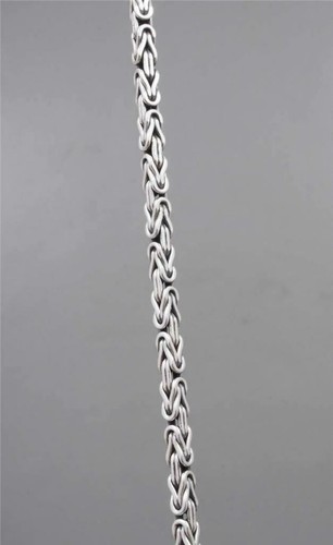 3 mm BALI BYZANTINISCH 925 STERLINGSILBER HERREN HALSKETTE KETTE 17 18 20 22 24 26" - Bild 5 von 12
