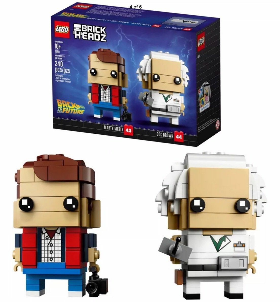 LEGO - 41611 BrickHeadz Marty McFly and Doc Brown Back to the 