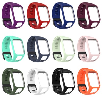 Silicone Sport Wrist Strap Band For TomTom Runner 2 3 Spark 3 Cardio Smart Watch