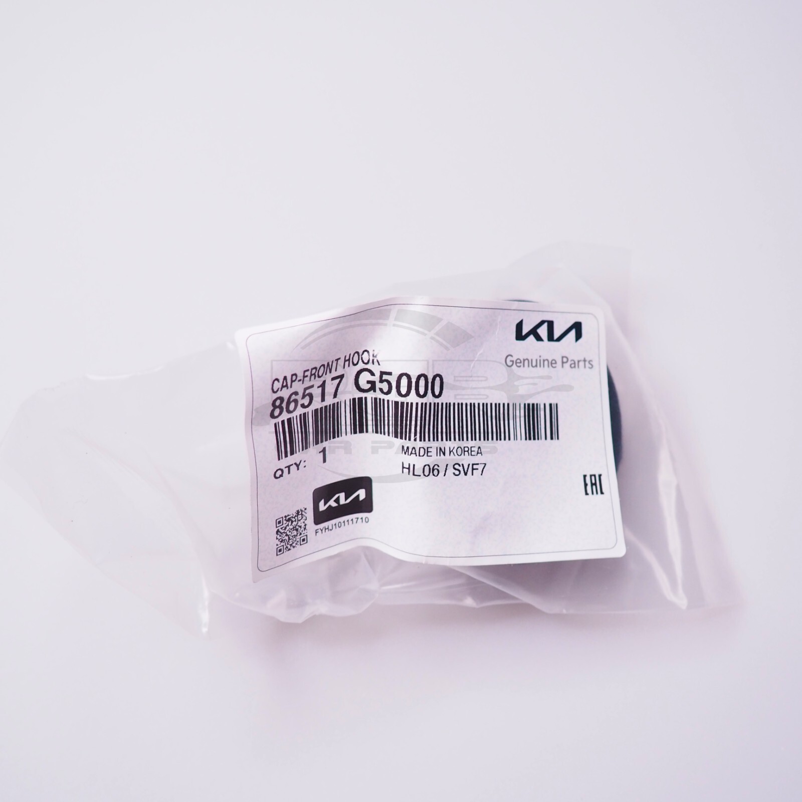 Kia Niro DE Front Bumper Tow Hook Cover Towing Eye Cap For 20162019