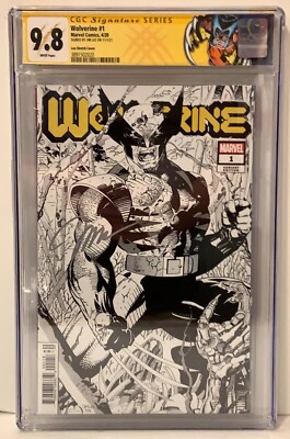 Wolverine #1 1:500 Jim Lee Sketch Variant SIGNED by Jim Lee Yellow