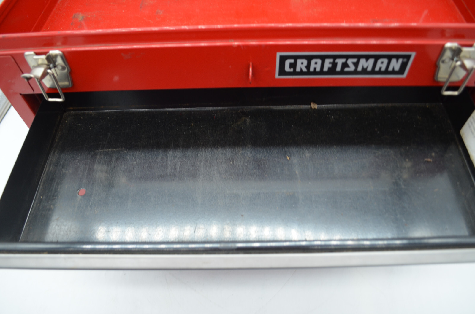 Vintage Craftsman Mechanics 4 Drawer Portable Tool Box Chest Red 20.5 x