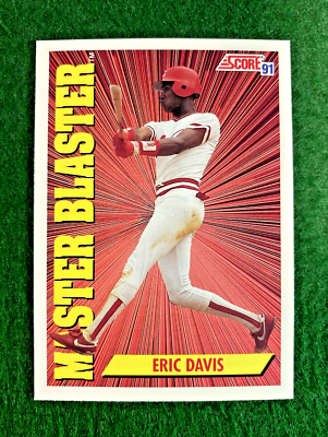 ⚾ 1991 Score #403 Eric Davis Master Blaster Cincinnati Reds MLB