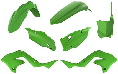 Polisport ポリスポーツ 外装キット　KX250F 09-12 Polisport Kit KX250F ('09-'12) 2012 Green / Black | RYD LYF