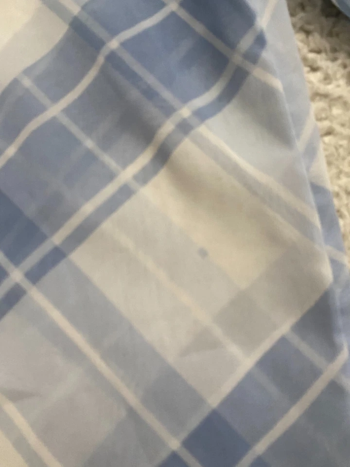 Camisa con botones de manga larga a cuadros transparentes talla 8 INC International Concepts para mujer Foto 3 de 4