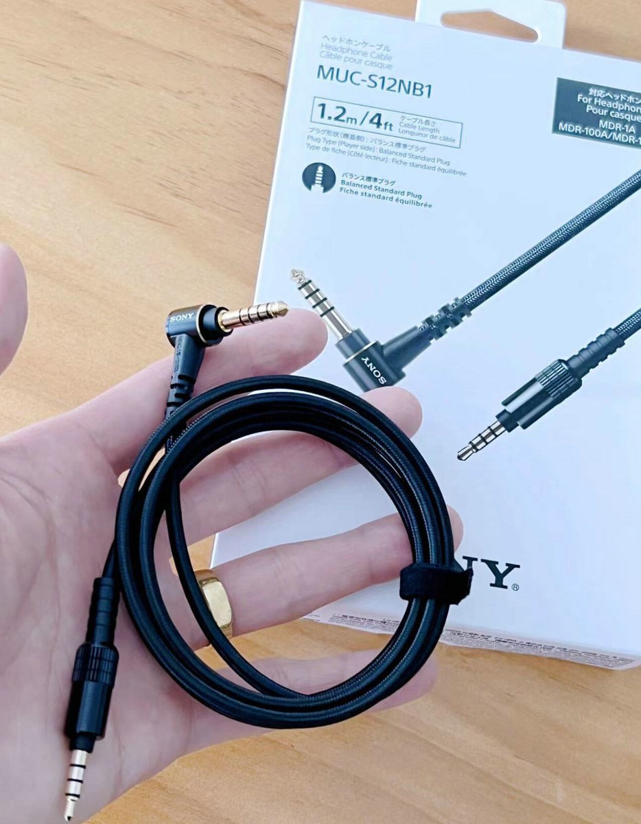 Original SONY MUC-S12NB1 4.4mm Balanced Cable for SONY MDR MDR-1A