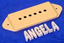Lindy Fralin Pickup Cover, Cream P90 Short Dogear