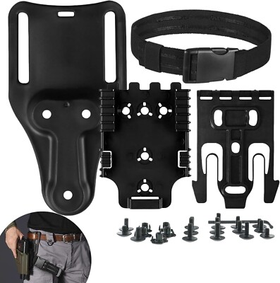 QLS Quick Locking System Kit,with Fork, Duty Receiver Plate & Elastic Leg Strap
