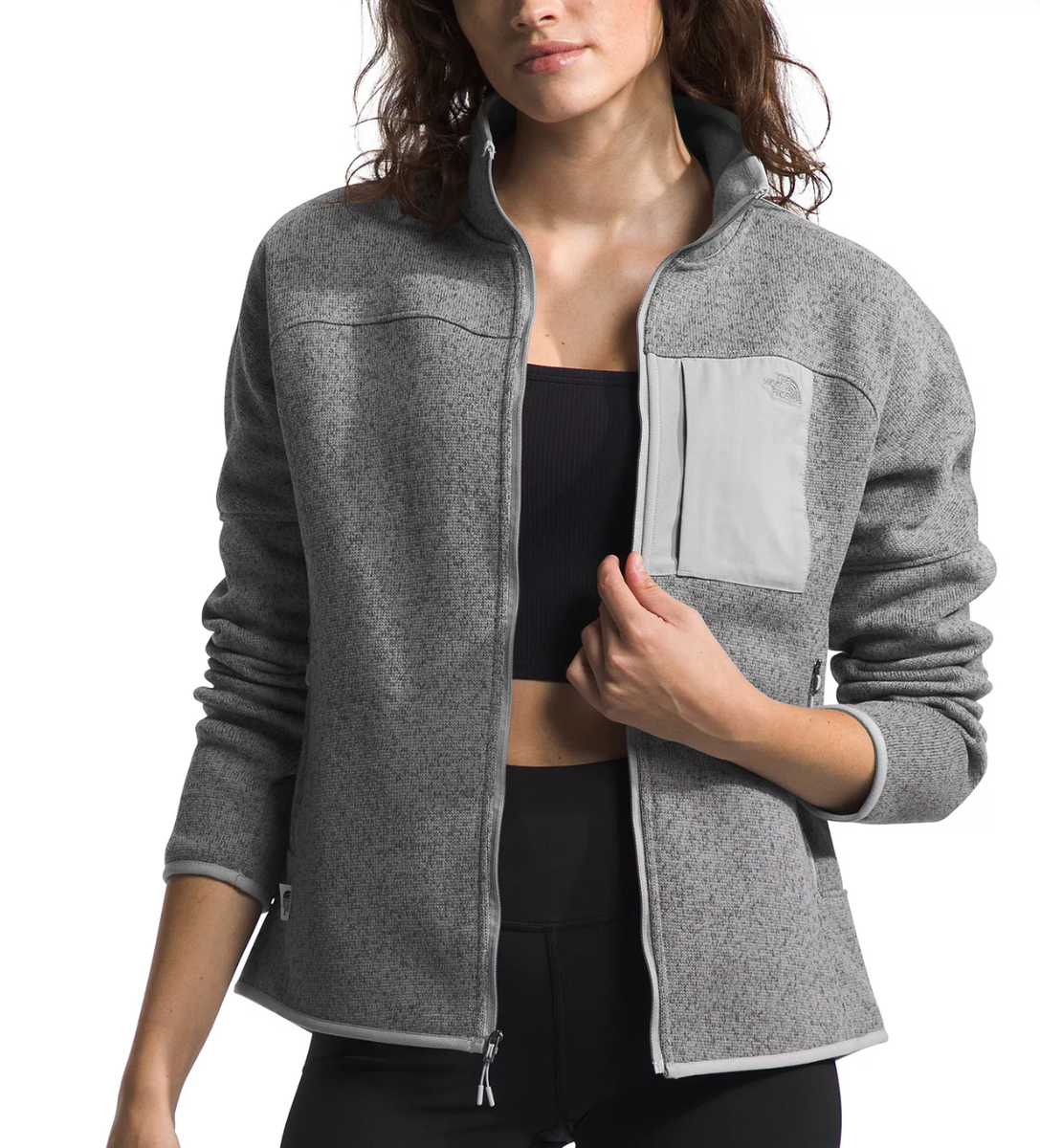 The North Face Women's Front Range Fleece Jacket Medium Gray