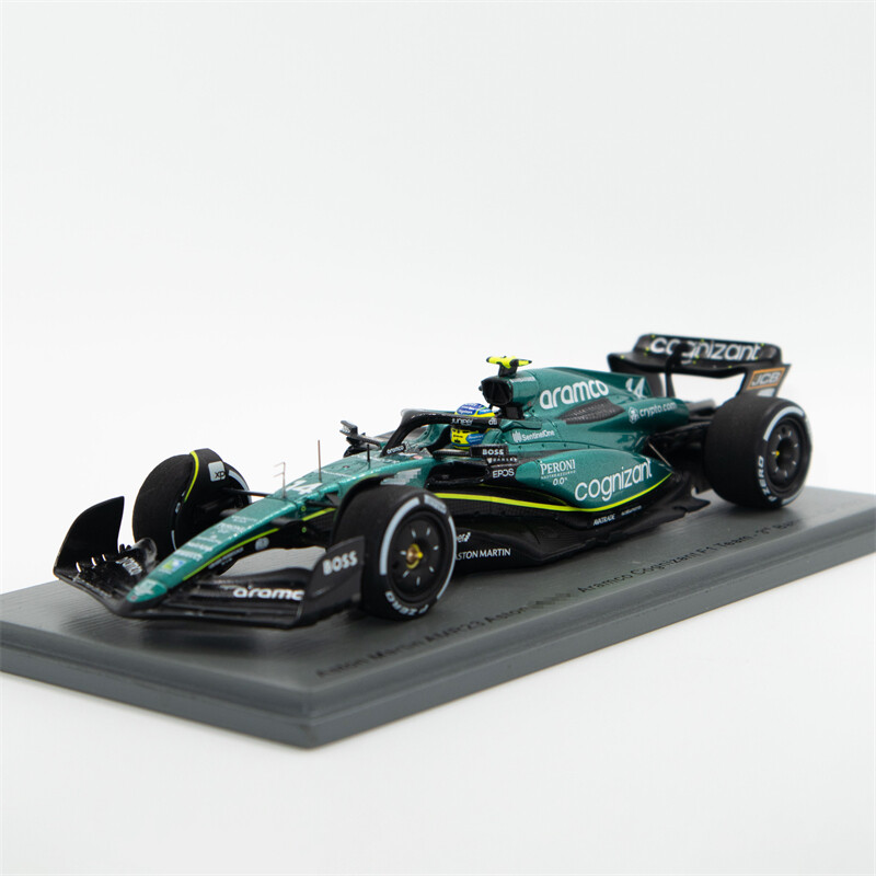 Spark 1:43 AMR23 No.14 Fernando Alonso 3rd Bahrain GP 2023 Diecast