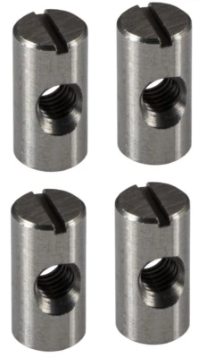 4X Häfele Écrous À Souder Avec Filetage M6 En Acier Ensemble