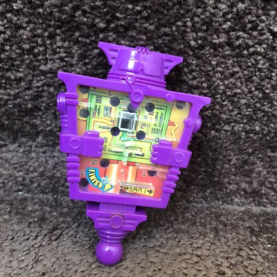 1996 Wendy's Kids Meal Toy Robot Games Plastic Maze with Ball 