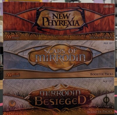 MTG Scars of Mirrodin Block Booster Boxes (Empty Without Packs) ~Oasis~ |  eBay
