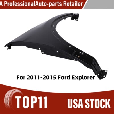 Fender For 2011-2015 Ford Explorer Front Passenger Primed Steel BB5Z16005A