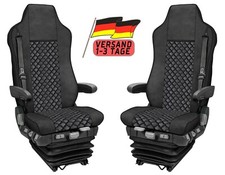 Per Iveco Stralis Hi-Way 430-450-500 Coprisedili Coprisedili Ecopelle Nera