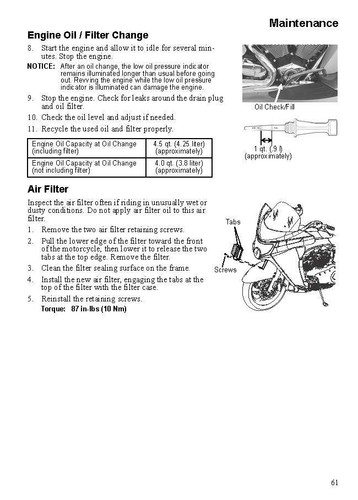 Victory Owners Manual Book 2014 Victory Vision Tour - Picture 4 of 12
