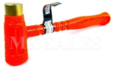 Dead Blow Hammer 12 OZ Brass Head Dual Multi-Purpose Mallet PVC Molded Head