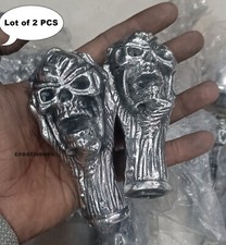 Lot de 2 poignées vintage homme neuf créateur pour canne à bâton de marche an...