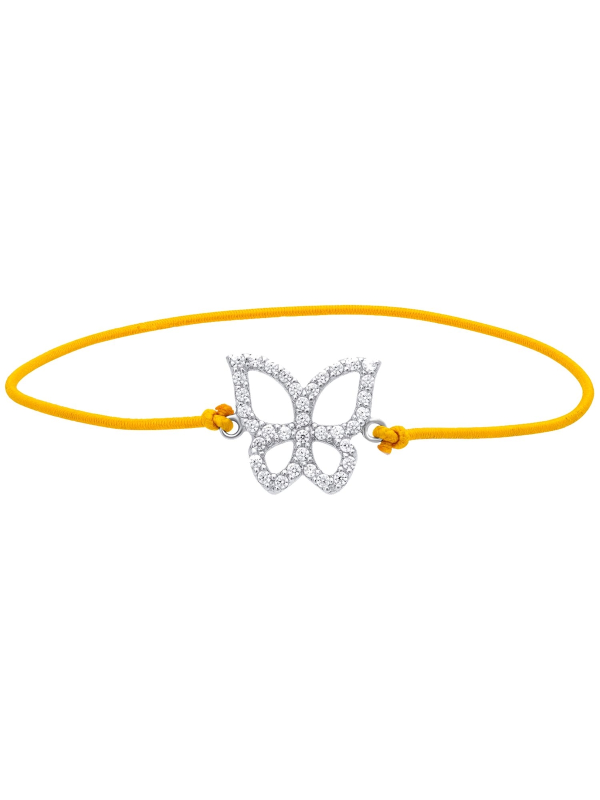Нарукавная повязка Julie Julsen Damen Schmetterling Rainbow gelb Zirkonia 225 см JJBR07318 5090₽