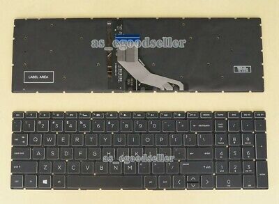 New For Hp Pavilion Gaming 15 Cx 15 Cx0000 Series Keyboard Us Backlit White Edge Ebay