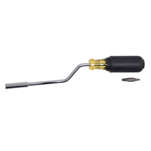 Klein Tools 67100 Multi-Bit Screwdriver, 2-in-1 Rapi-Drive Phillips and Slotted - Picture 4 of 8