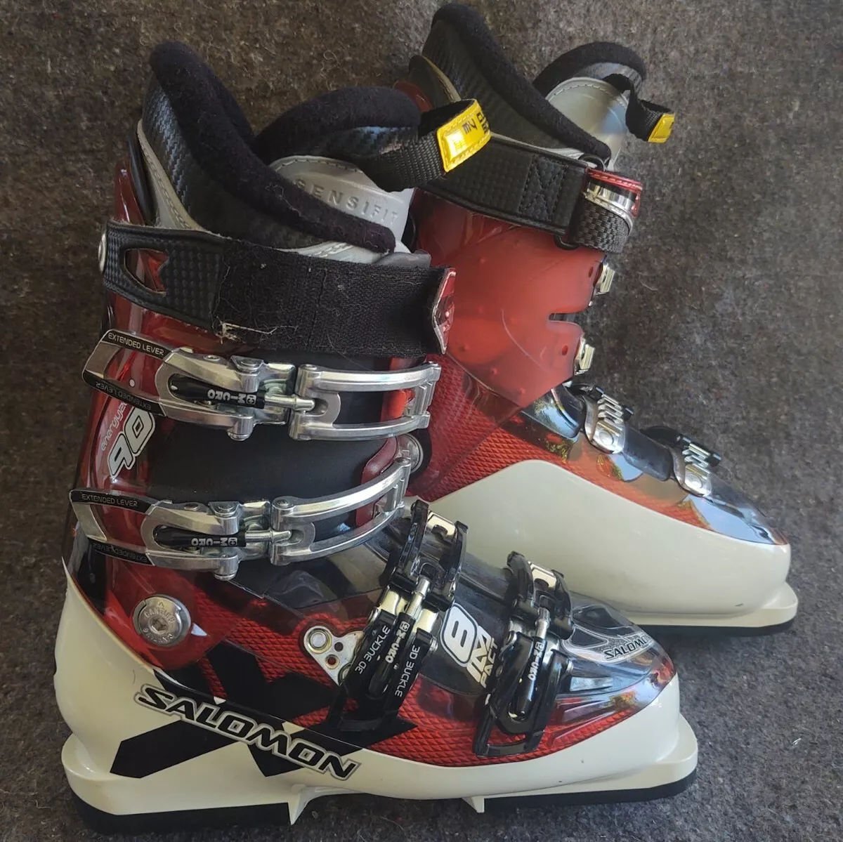 SALOMON QUEST ENERGYZER IMPACT 8 Ski Mondo 25 US 7-8 297mm | eBay