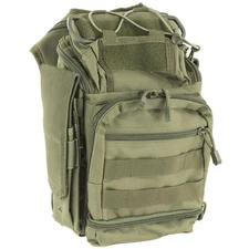 NcSTAR First Responder Utility Bag Green MOLLE Webbing Concealed Carry Pocket