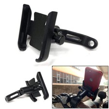8MM/10MM Motorcycle Cell Phone GPS Handlebar Mirror Mount Bracket Holder Alloy