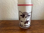 Rare Vintage Borden’s Milk Baby Beulah Nursery Rhyme Drinking Glass Cow