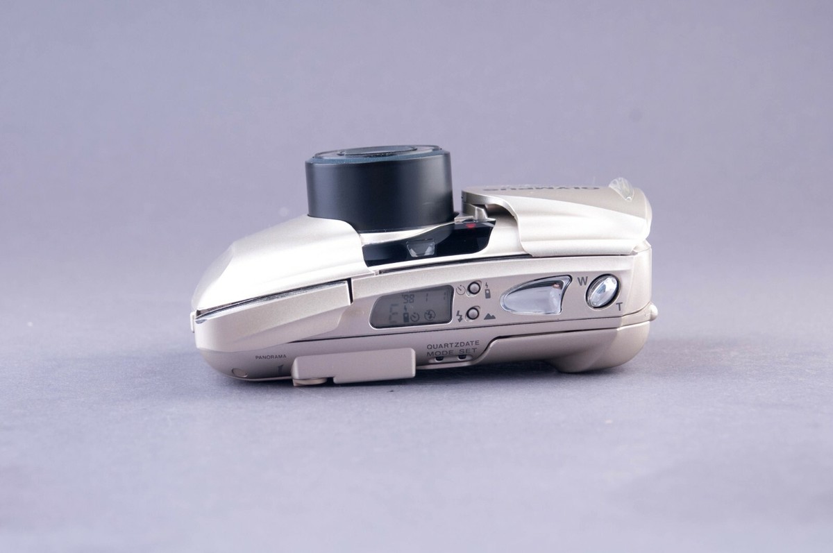 Olympus Mju II Zoom 80 Panorama 35mm Point & Shoot Film Camera